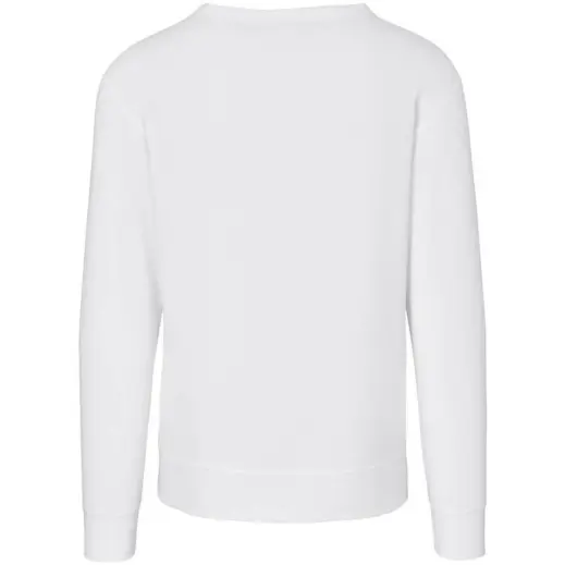 Mens Quinn Crew Neck Sweater White Back